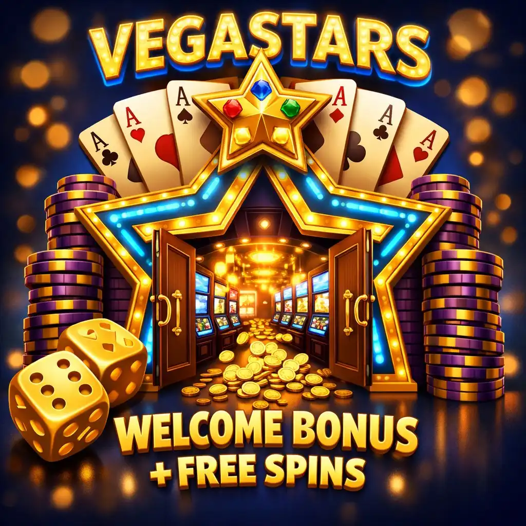 VegaStars Casino Australia welcome bonus pokies and live casino games
